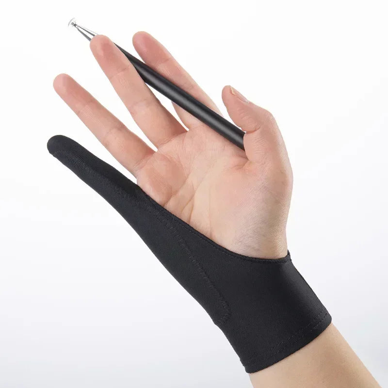Anti-touch Two-finger Glove Graphic Artist Drawing Gloves Painting Zpaxo
