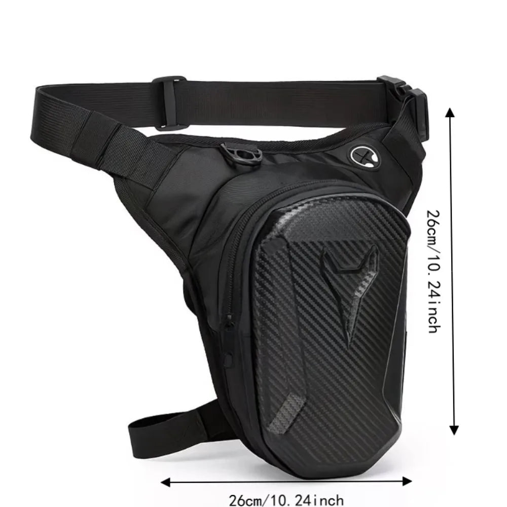Motocross Moto Gear 3-in-1 Motorcycle Leg Bag Hard Shell Waterproof Zpaxo