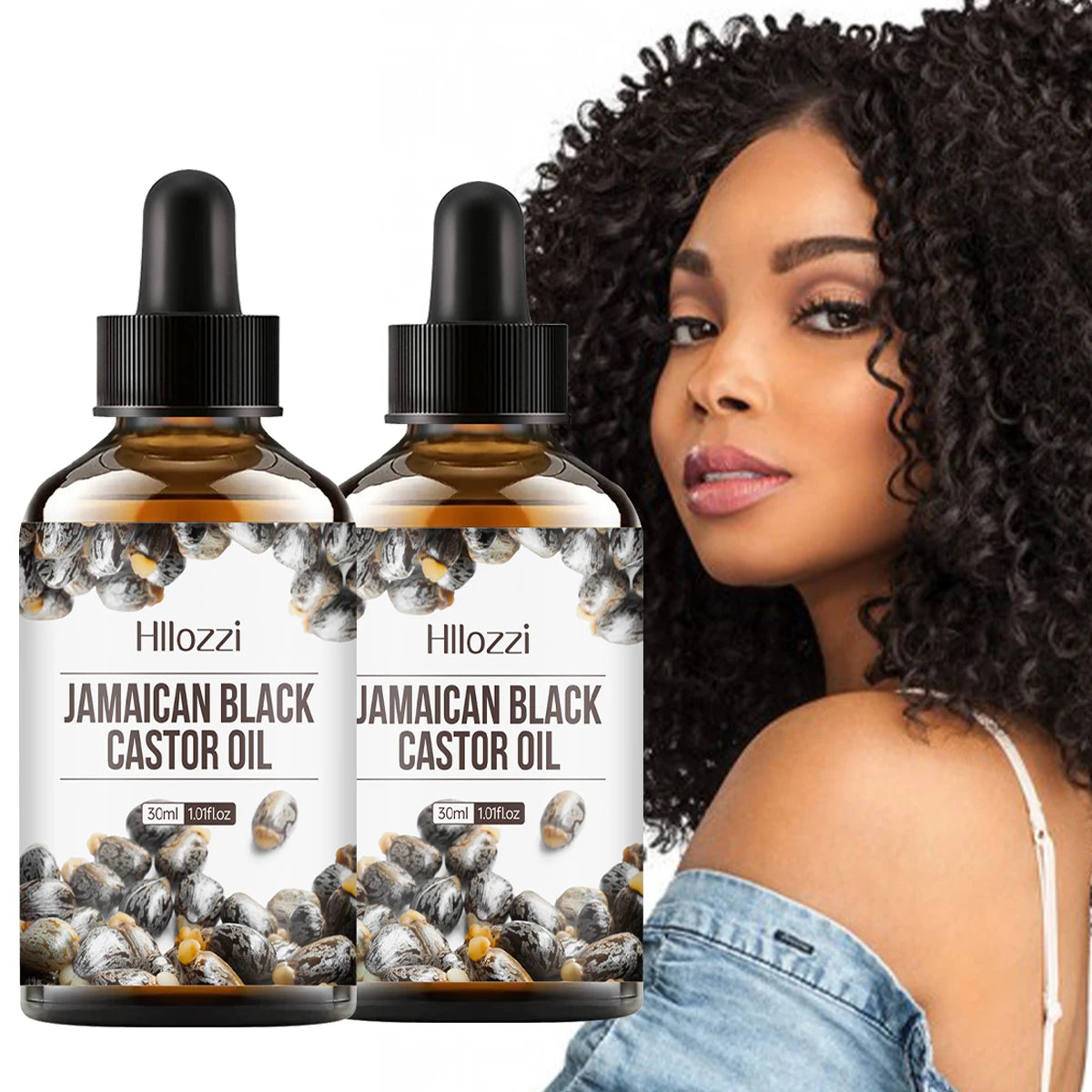 Black Castor Essential Oil Pure Can Protect Hair Skin Prevent Scalp Zpaxo BLACKCASTOR 2PCS 30ml
