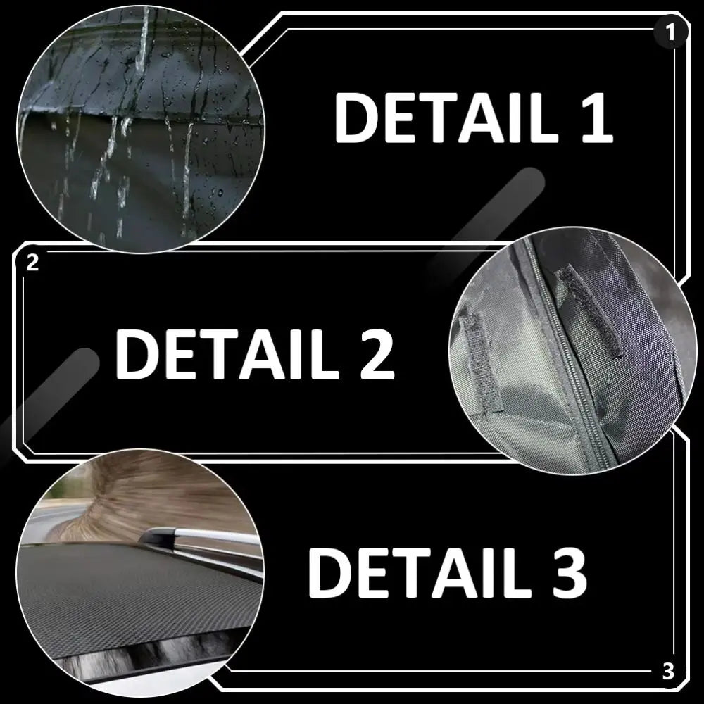Heavy Duty Car Rooftop Bag Durable Material Large Size Car Roof Cargo Bag Foldable Design Universal Fit Luggage Storage Bag Zpaxo