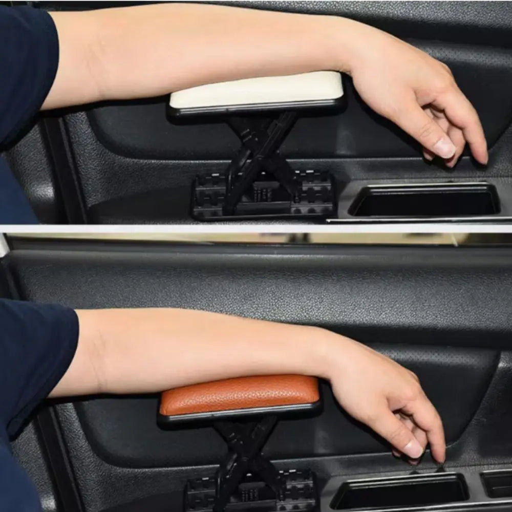 Adjustable Height Car Armrest Pad Anti-fatigue Design Universal Fit Zpaxo