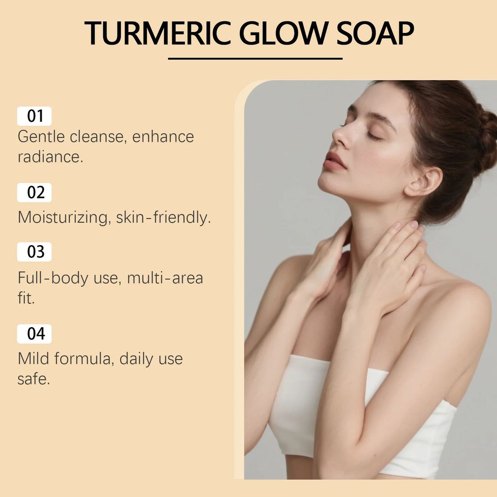 Turmeric Glow Soap – Dark Spot & Brightening Bar Brightening Bar Soap Zpaxo