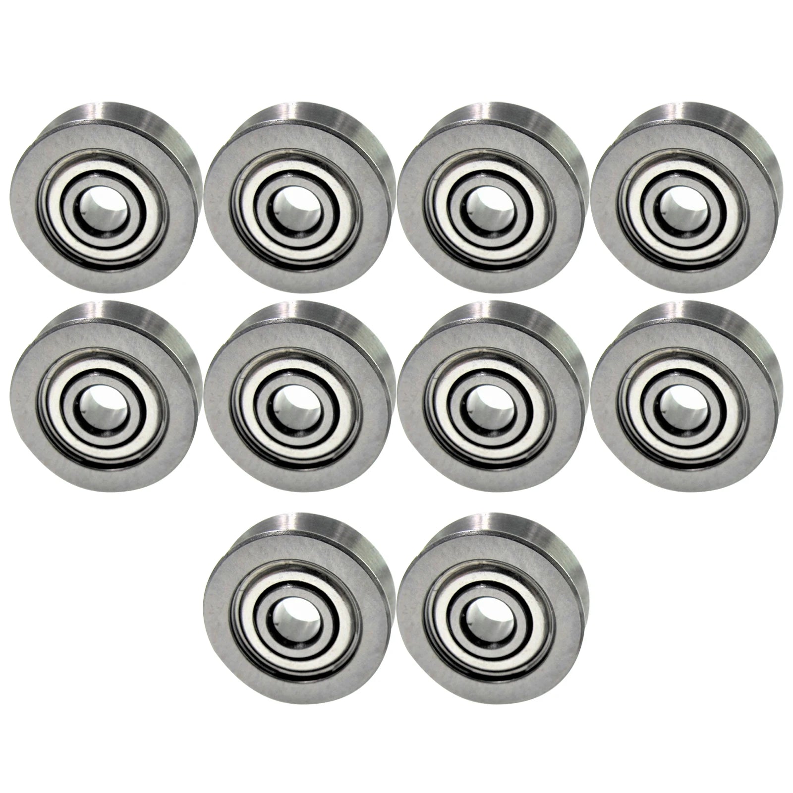 V Groove Sealed Ball Bearing Carbon Steel V623ZZ Guide Track Roller