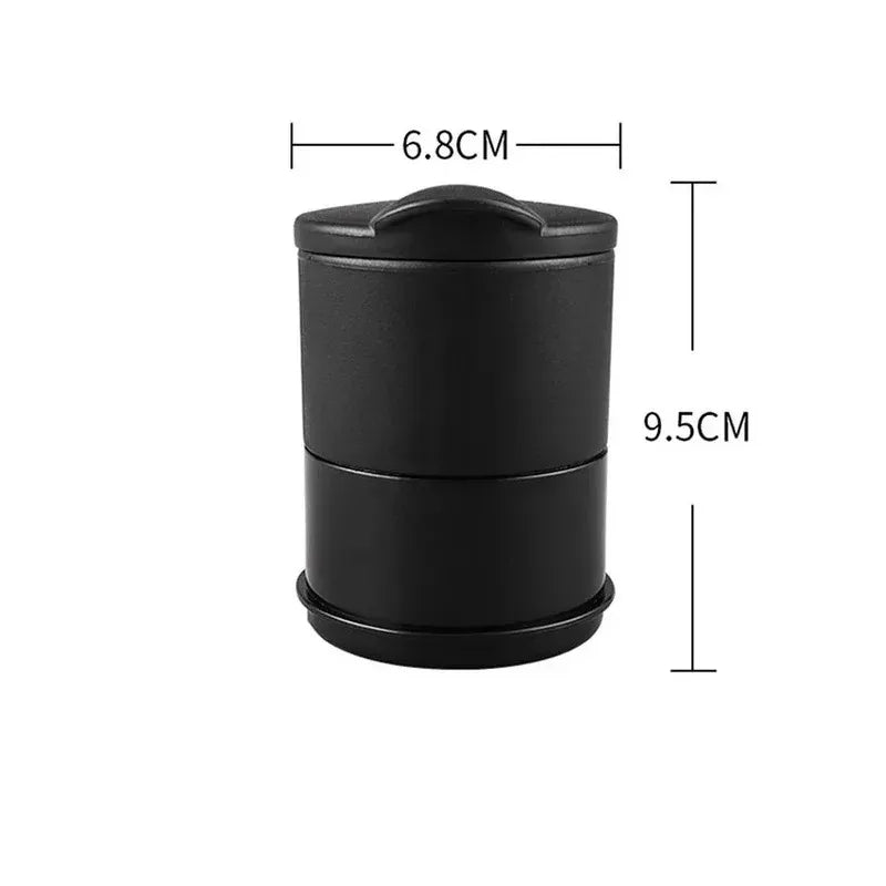 Universal Car Ashtray Cup Holder – Smokeless Coin & Trash Container