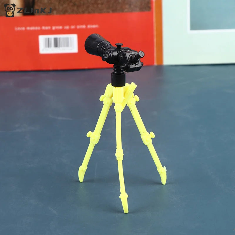 ▶2Pcs Doll Telescope Model Dollhouse Miniature Version Telescope Doll Home Decor Zpaxo