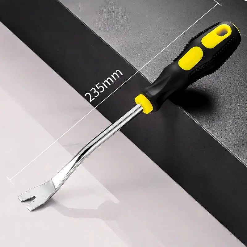 A45 Carbon Steel Nail Puller – Screwdriver-Style Pry Tool
