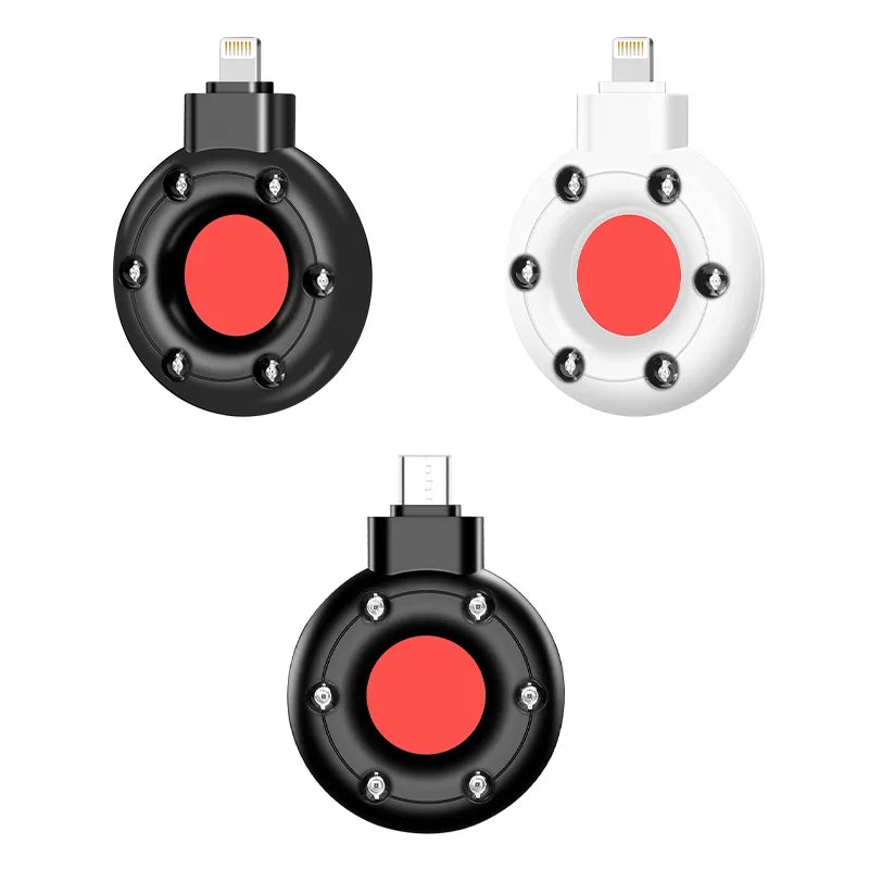 Portable Mini Anti-Peeping Detector Home Hotel Infrared Anti-Candid Shooting Pinhole Camera Mobile Phone IOS & Type-C Interface Zpaxo
