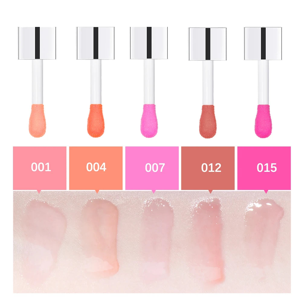 Crystal Jelly Moisturizing Lip Oil Plumping Lip Gloss Makeup Sexy Plump Lip Glow Oil Tinted Lip Plumper 6ml 1 Piece Zpaxo