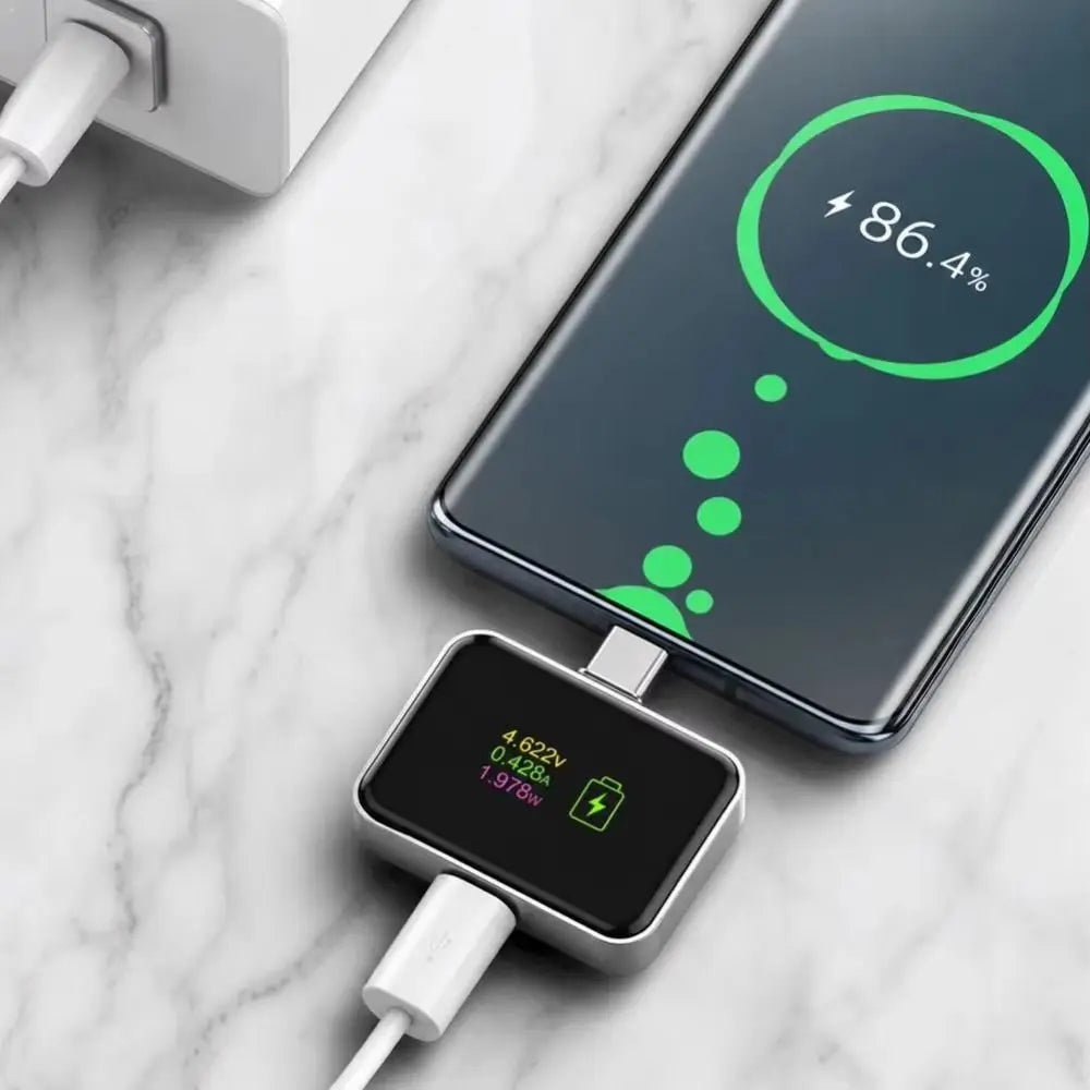 Auto Disconnect Stop Charging Adapter Power Off Type-c Smart Cut-off Zpaxo