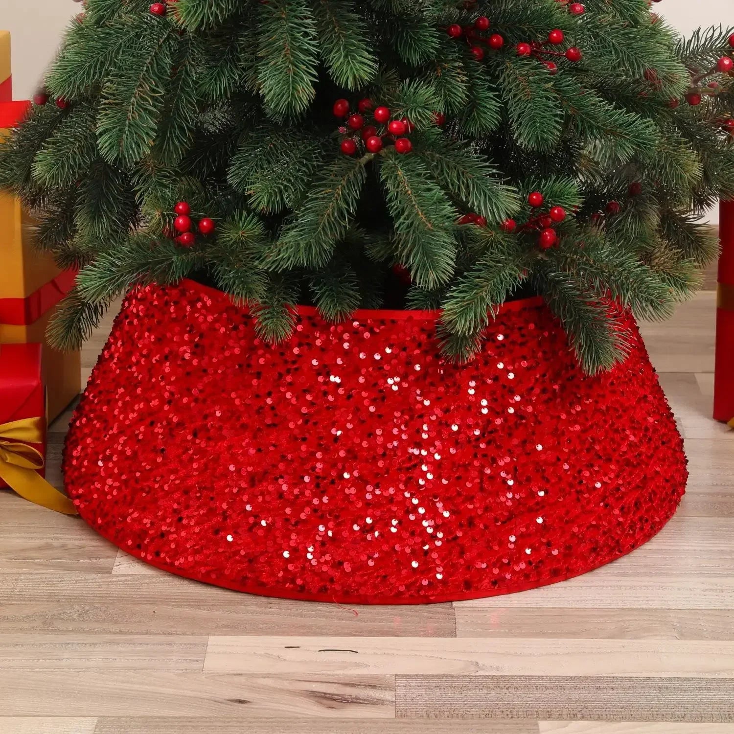 Christmas Tree Around Base Xmas 3d Dress Scene Arrangement Props