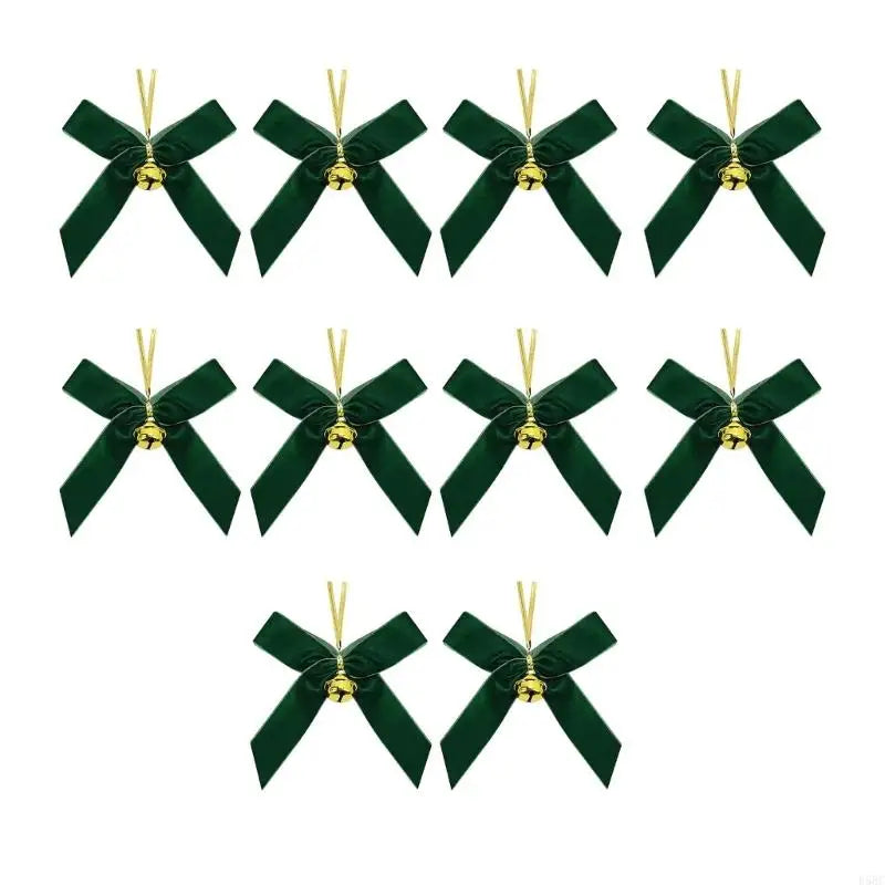 Velvety Bowknot Hnaging Ornament Christmas Tree Decoration