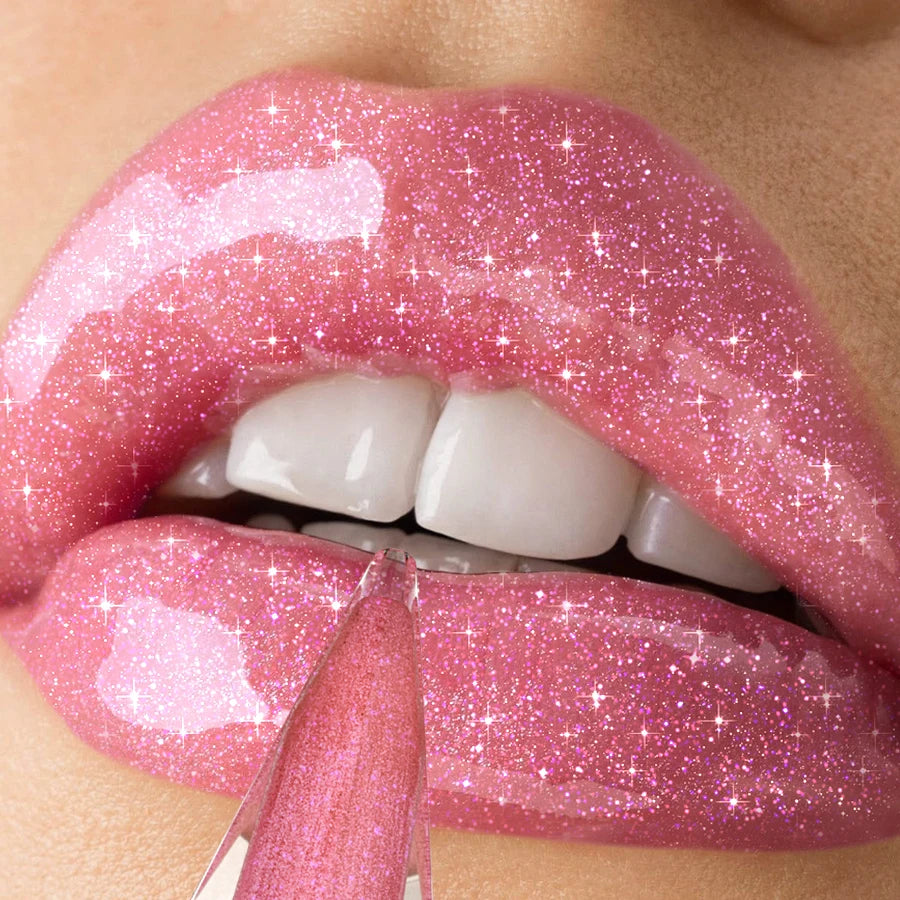 8 Colors Moisturizing Diamond Shimmer Glitter Lip Gloss Makeup