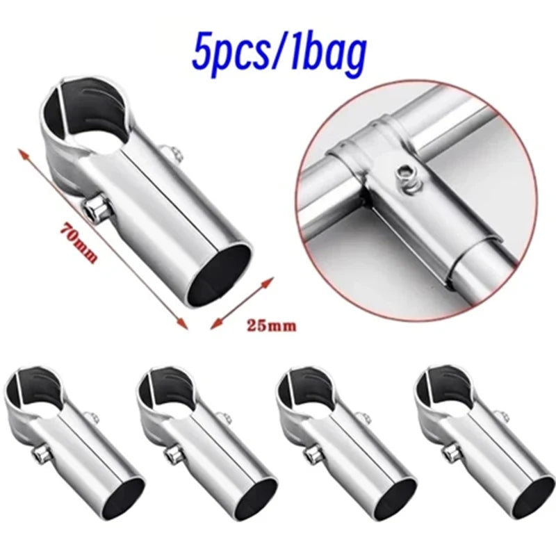Fixed Clamp Structural Piping Connectors Packs 5 10 Metal Material Zpaxo Two Way 5pcs