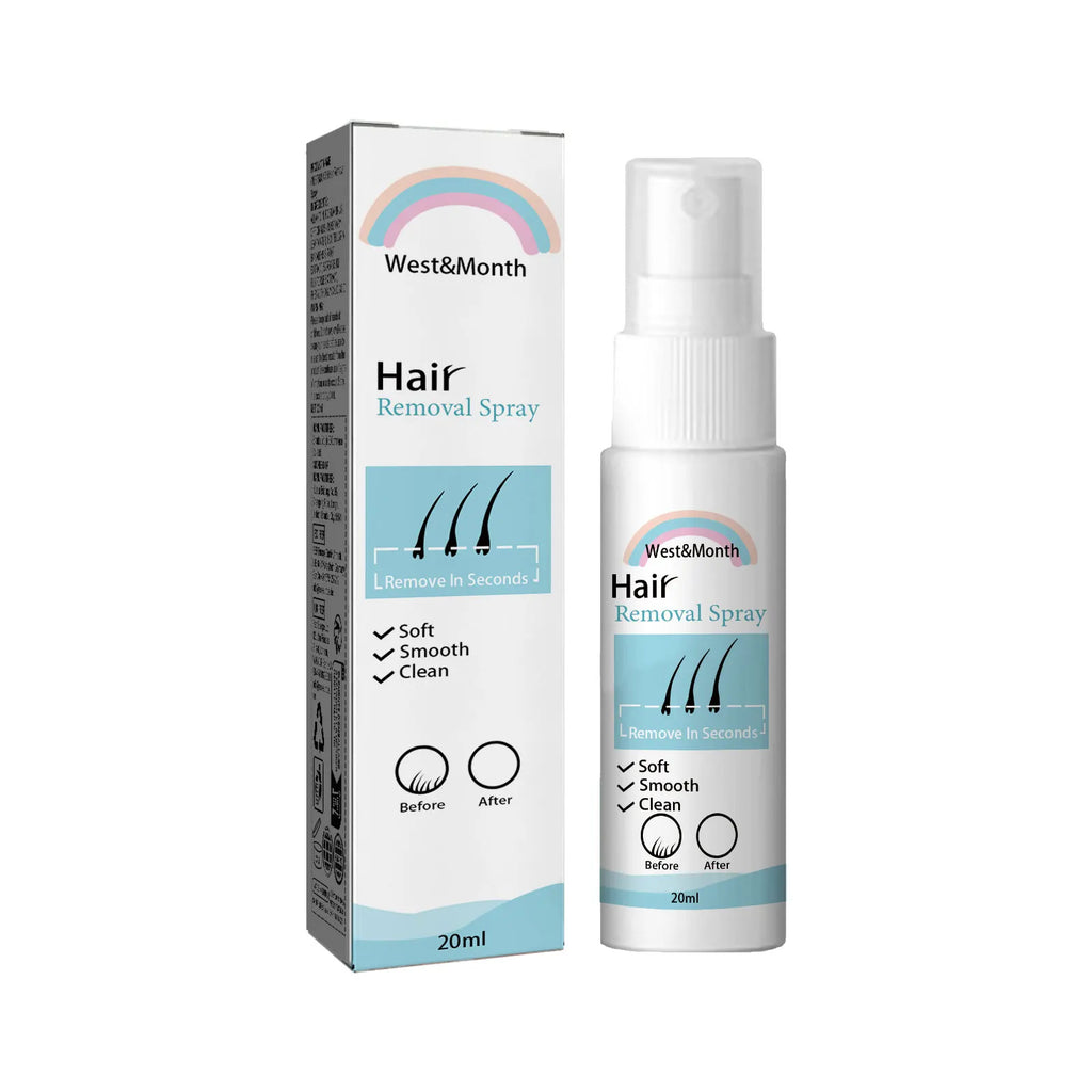 Natural Painless Hair Removal Spray – Hair Growth Inhibitor Hair Removal Spray Zpaxo 20ml Boxed