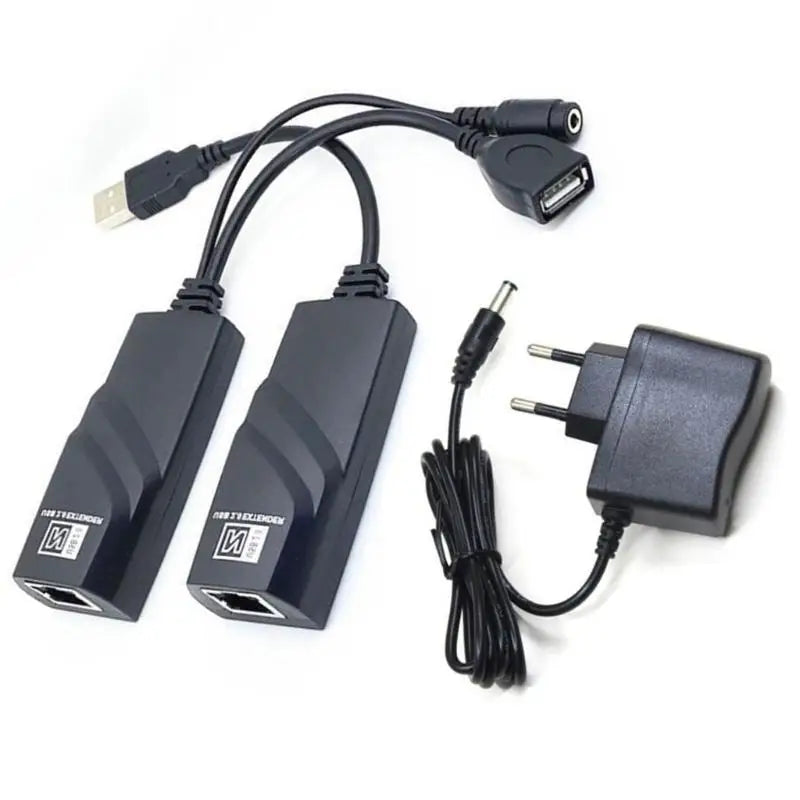 652F Remote USB2.0 to RJ45 Connection Over Cat5e/Cat6, No Power Need, Up to 328Feet Zpaxo