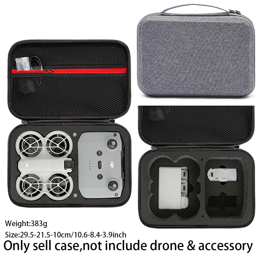 Mini Portable Travel Carrying Case DJI NEO Storage Bags Handbag Zpaxo Grey Black