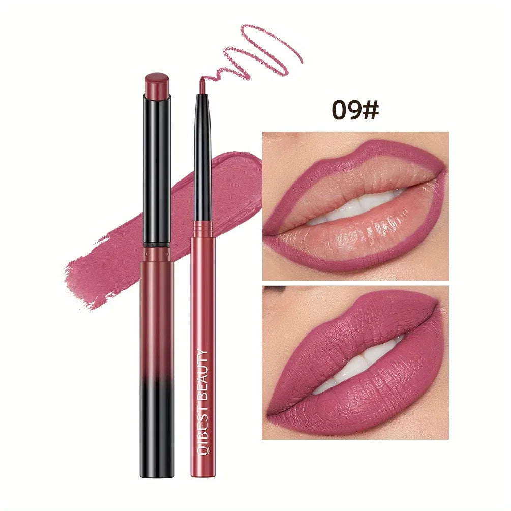 Matte Lipliner Durable Waterproof Sweat Resistant Easy Fadeless Lip