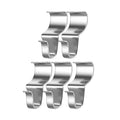 304 Stainless Steel Adjustable Gap Hook No Drill Wall Mount Cabinet
