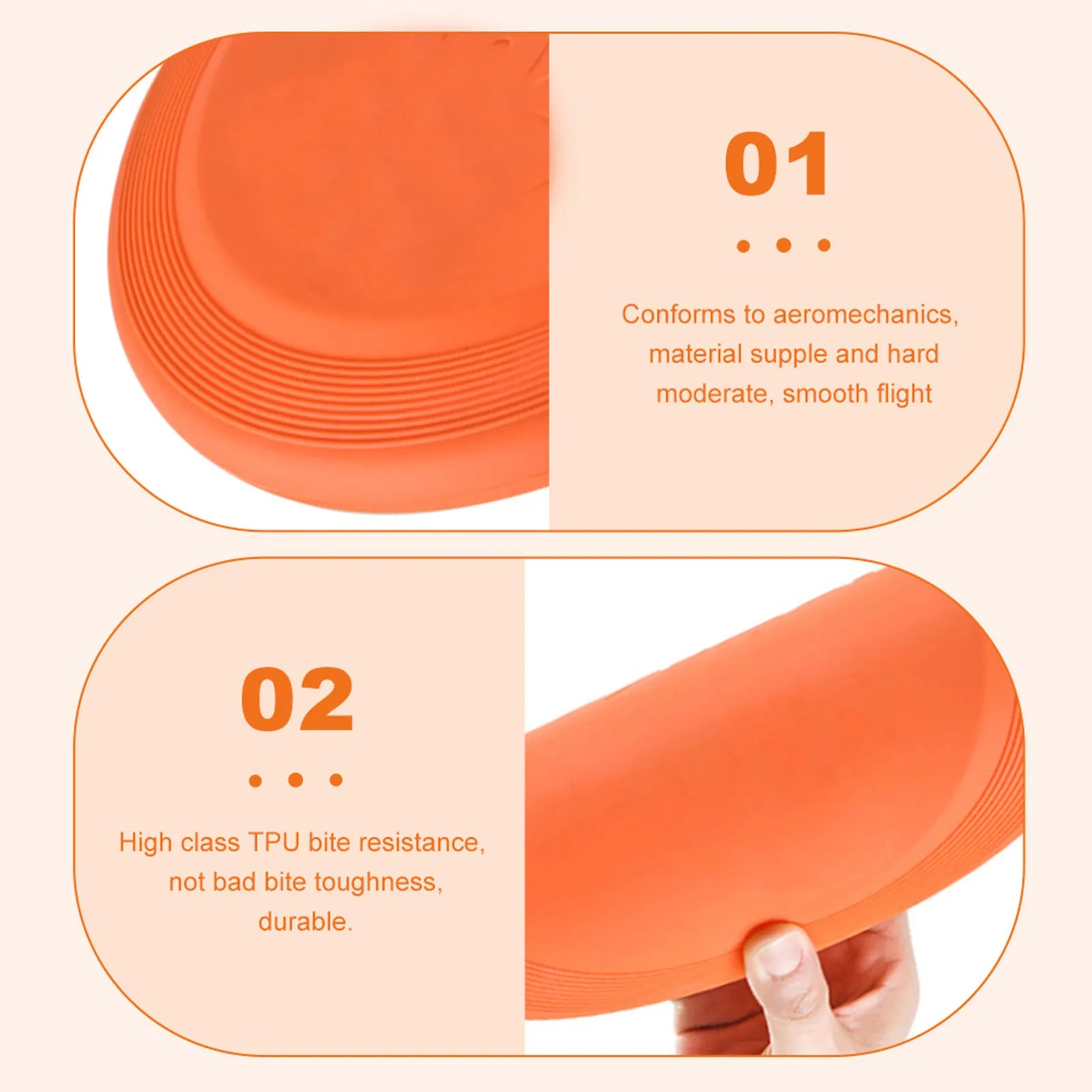 Wear-resistant Dog Disc Interactive Portable Multi-function Flying