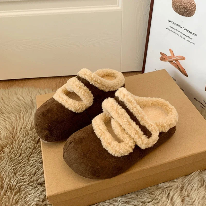 Women Casual Slippers 2025 Winter Fashion Bootie Soft Sole Home