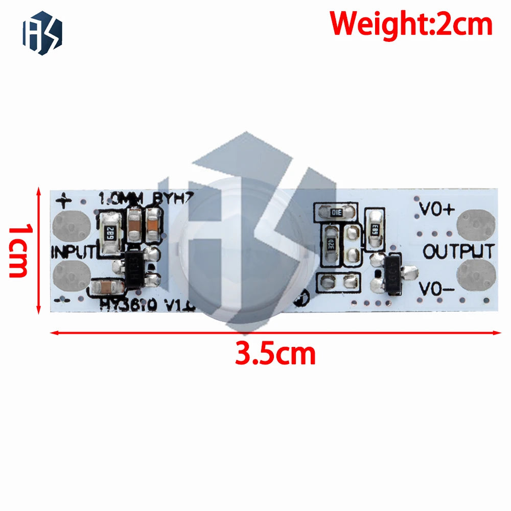 3A Capacitive Touch Dimming Module DC5V 24V Hand Scan Switch LED Lamp Zpaxo