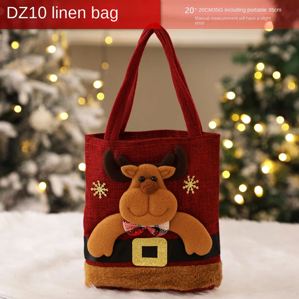 2025 Christmas Portable Apple Bag Eve Creative Candy Children's Small