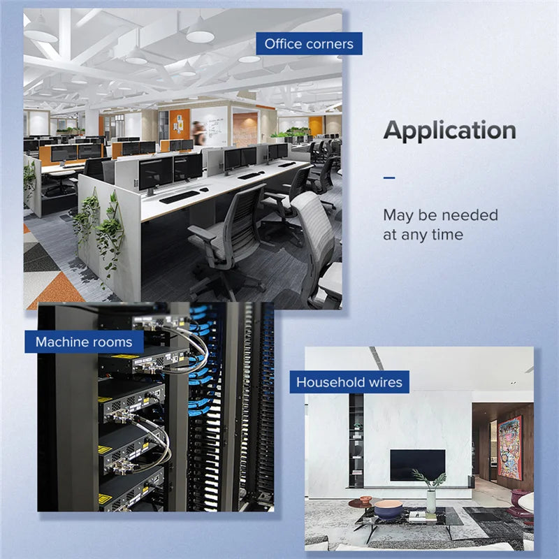 1m 3m 5m Cable Organizer Management Wire Winder Tape Earphone Mouse Zpaxo