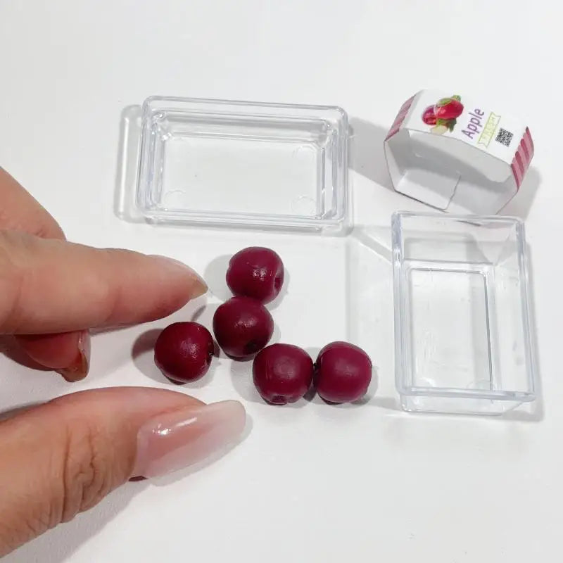 Dollhouse Miniature Food Supermarket Vegetable Fruit 1 6 Scale Clear Zpaxo A1