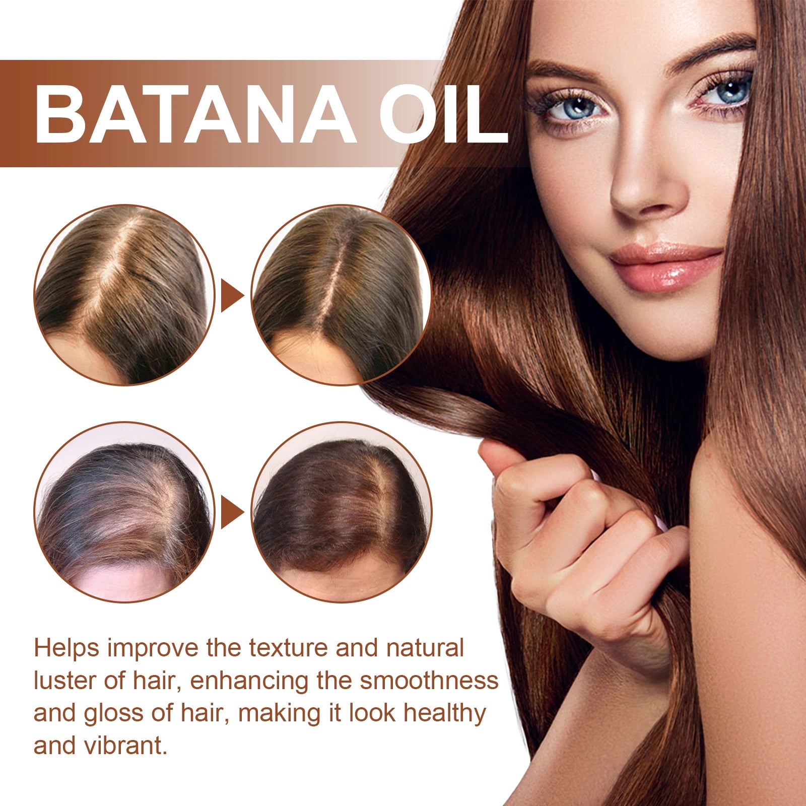 100% Natural Unrefined and Organic Batana Oil for Hair Growth & Strength, Prevents Hair Loss Eliminates Split Ends for Men Women Zpaxo