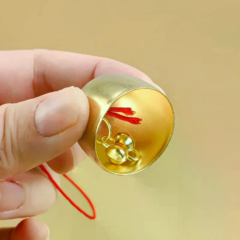 10/20 Pcs DIY Brass Mini Bell Christma Metal Bell Decoration Pendant Door Bell Diy Craft Wind Chime Brass Bell Decoration Access Zpaxo