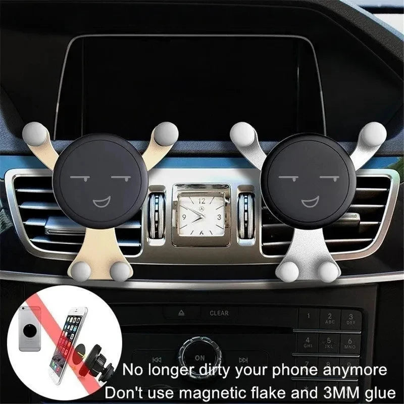 Gravity Car Vent Phone Mount – Universal GPS Holder Bracket