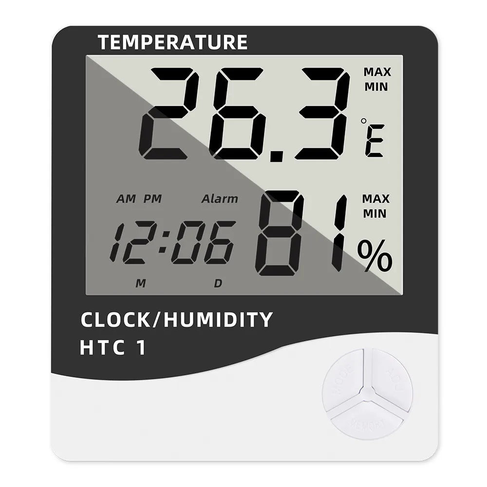 LCD Digital Thermometer Hygrometer – Indoor Humidity & Temp Meter Thermometer Hygrometer Zpaxo