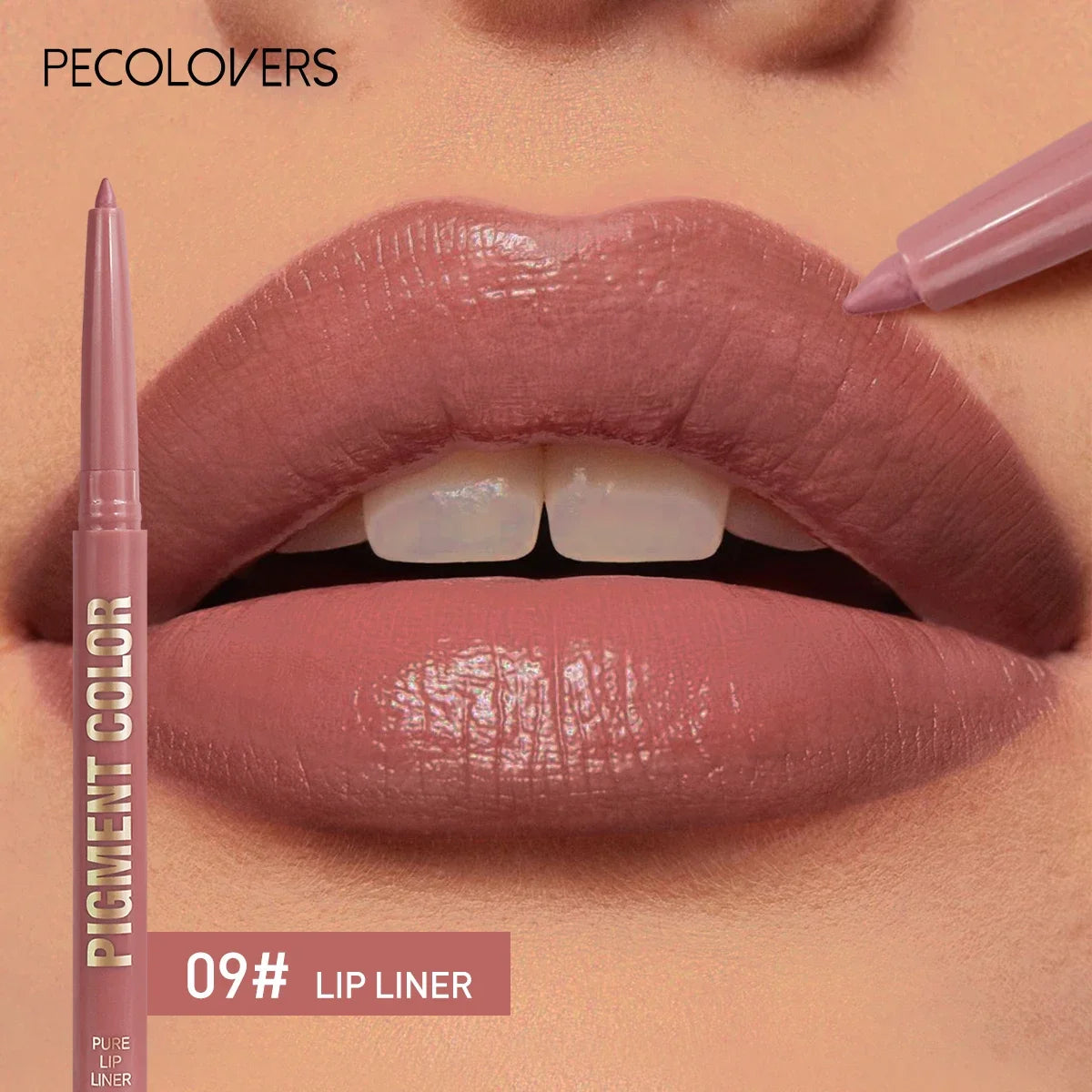 12 color lip enriching lipliner lip moisturizing three-dimensional fitting light thin silky and clear lip liner Zpaxo 09