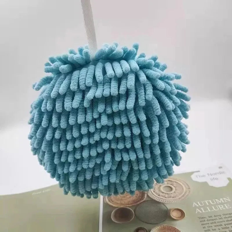 Chenille Hand Towel Ball – Quick-Dry Soft Microfiber 1/2/3 Pack