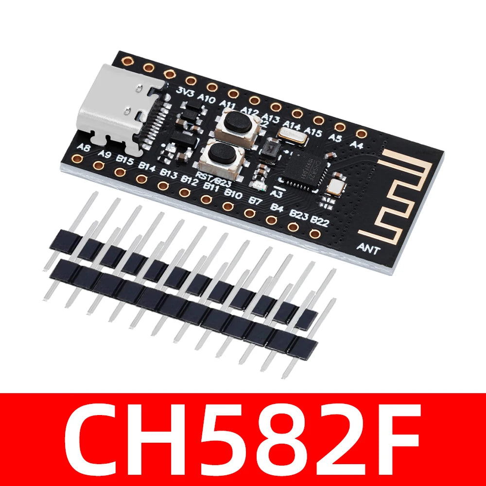 CH573F/CH582F BLE MCU Board (1PCS) - 60MHz, 18KB RAM, 32KB/448KB Flash ROM for IoT Applications Zpaxo CH582F