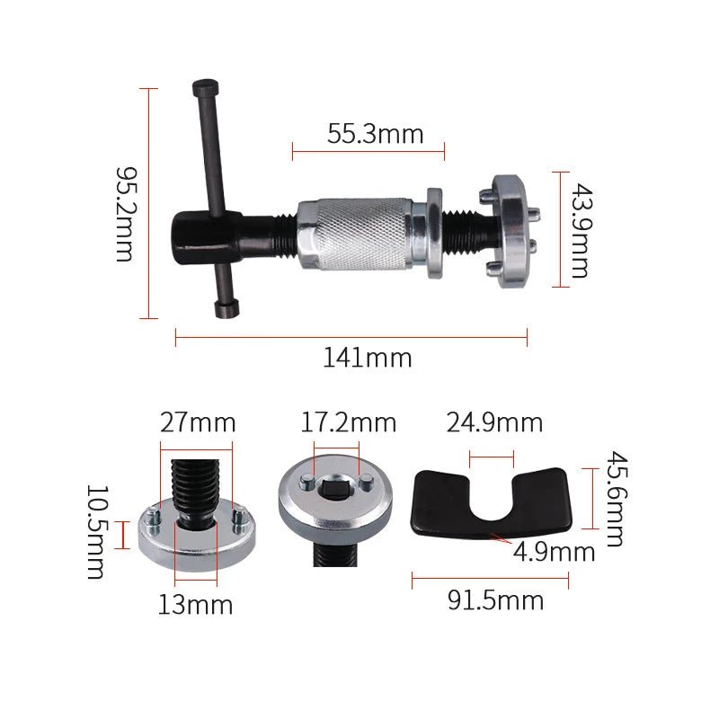 Brake Piston Rewind Tool Car Caliper Separator Wheel Cylinder Pad Zpaxo