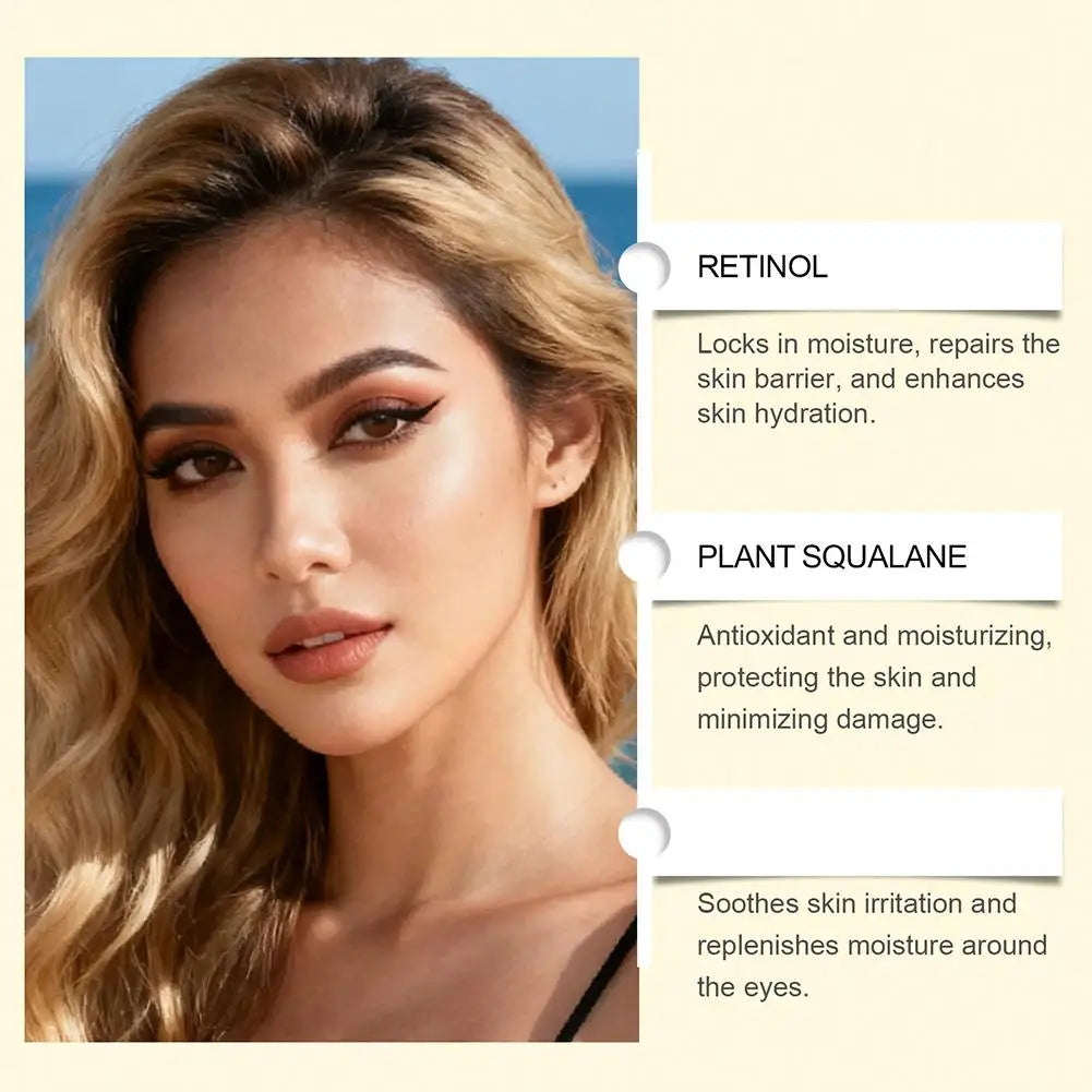 Retinol Eye Stick Firming Lifting Skin Care Soft Smooth Elimination Dark Circles Deep Hydrating Hyaluronic Acid Eye Cream Zpaxo