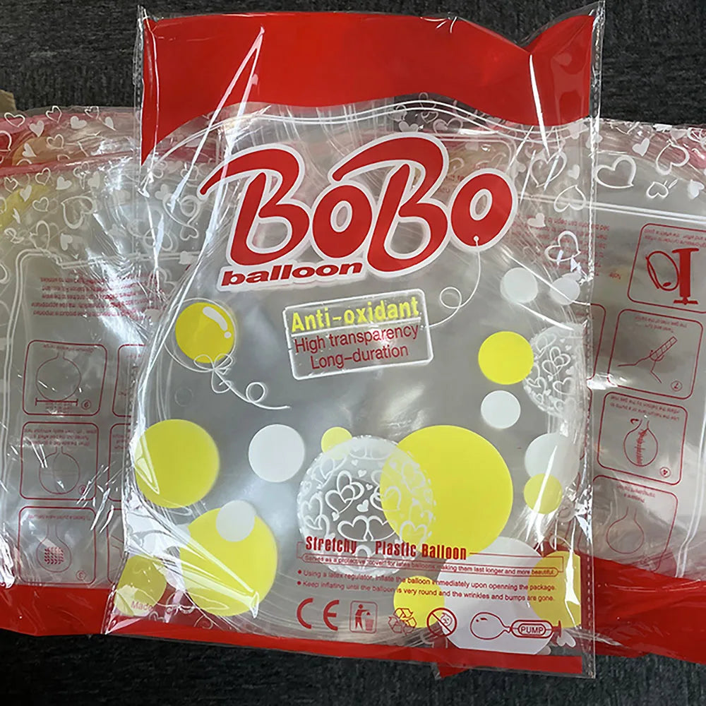 12 18 20 24 Transparent Balloon Bobo Clear Ballons Christmas Wedding