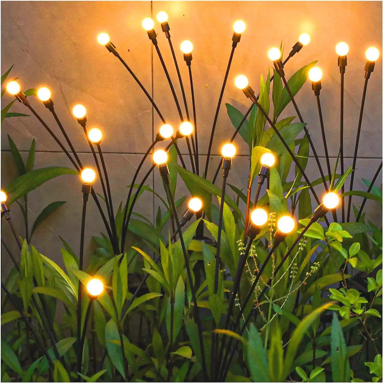 Outdoor Solar Firefly Lights Gradient Garden Christmas Decoration Zpaxo Warm-8LED Bulbs China Mainland