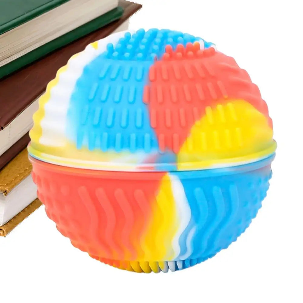 Textured Pinch Balls Silicone Textured Stress Balls Reusable Fidget Pinch Toys For Kids Boys Girls Children Teens Adults Women Zpaxo Mixed colors China Mainland