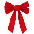 Large Red Velvet Christmas Bow – Tree Topper & Door Wreath Decor