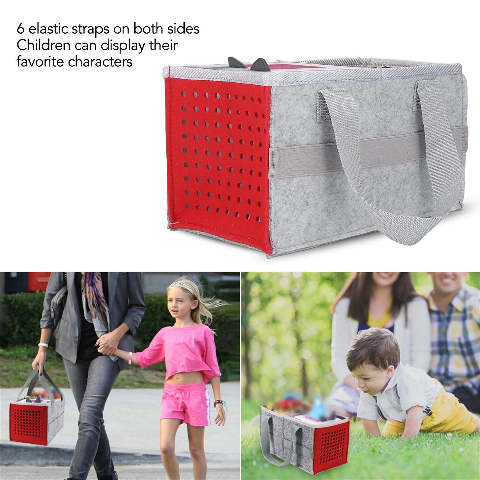 Carrying Case for Toniebox Starter Set Portable Carrying Storage Bag Extra Space Felt Cloth Case for Toniebox Player Starter Set Zpaxo