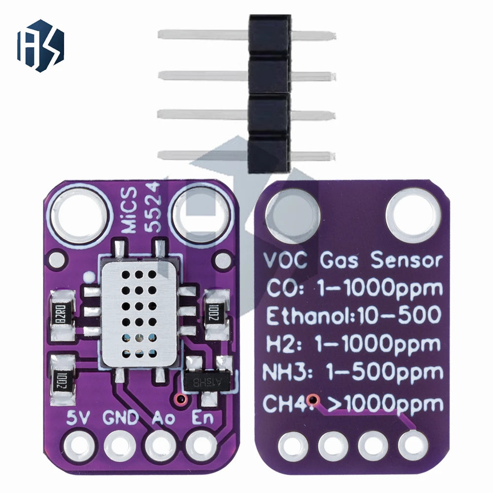 MICS-5524 Multi-gas Air Sensor Board CO H2 CH4 C2H5OH Detection Zpaxo