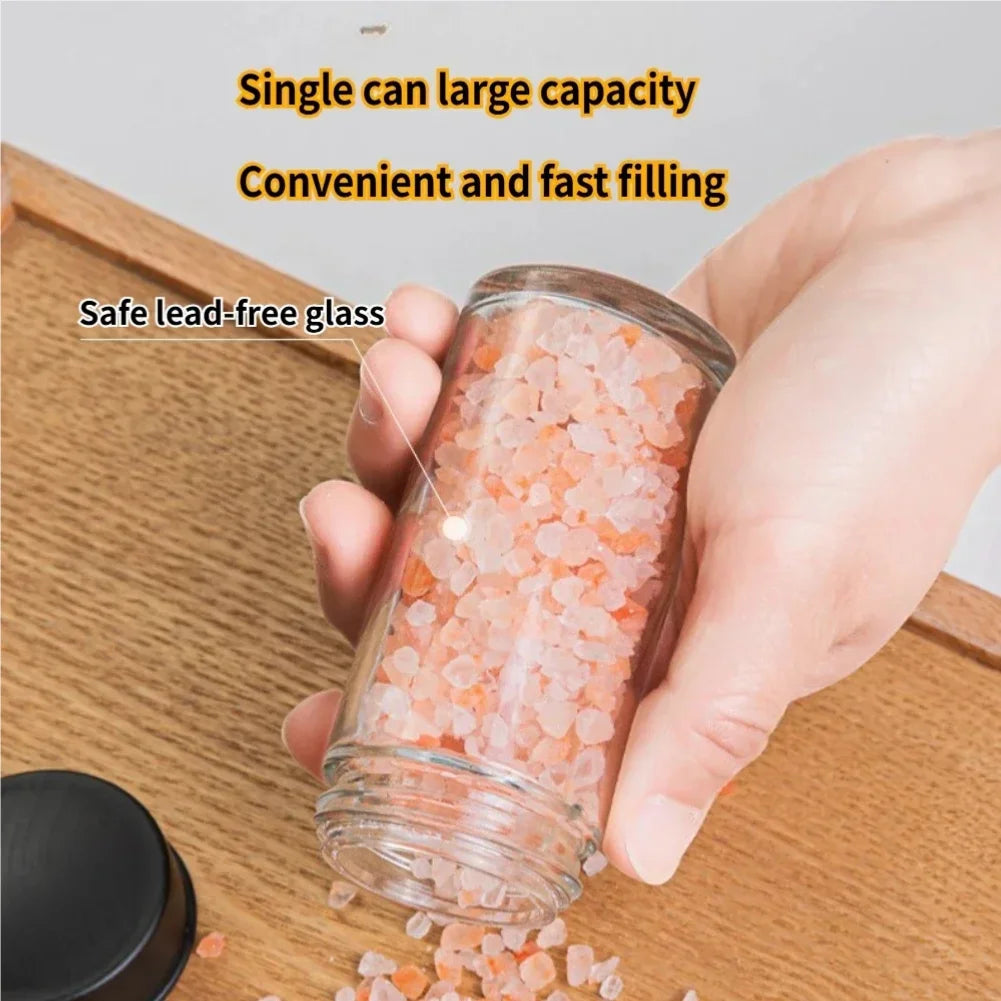 Household Rotating Storage Rack Rotating Glass Spice Rack Set Kitchen Storage Rack Spice Storage Rack Seasoning Storage Rack Zpaxo