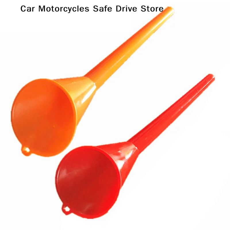 CMCar Long Stem Funnel Gas Oil Fuel Filling Tools Anti-splash Plastic