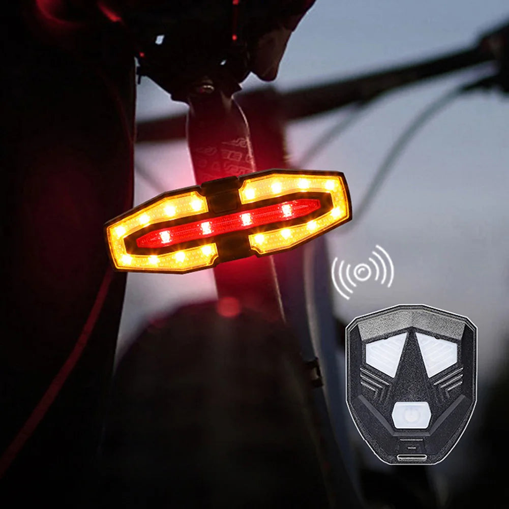 E-scooter Safety Warning Tail Light USB Rechargable Remote Control