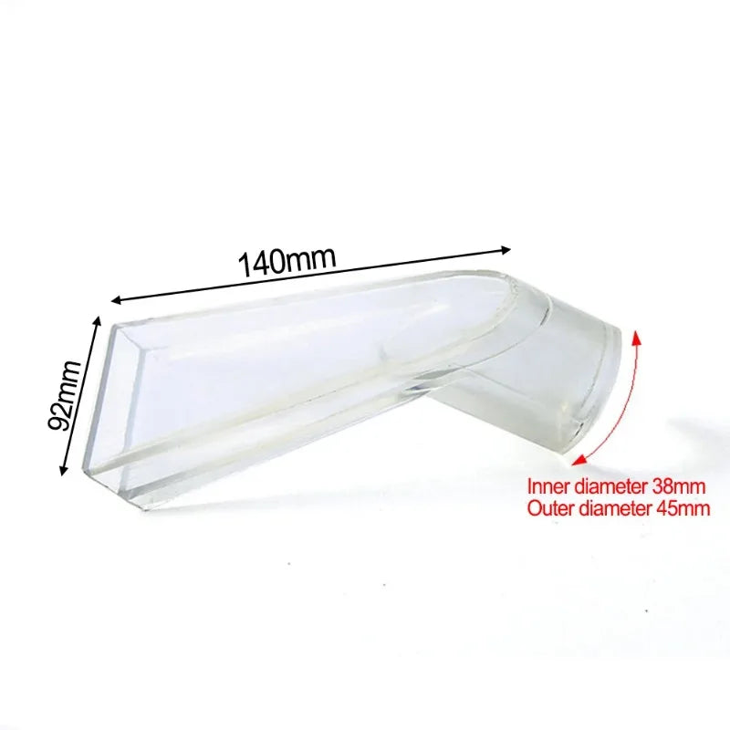 Vacuum Cleaner Swivel Brush Nozzle Transparent 14x9 Carpet Floor Wet
