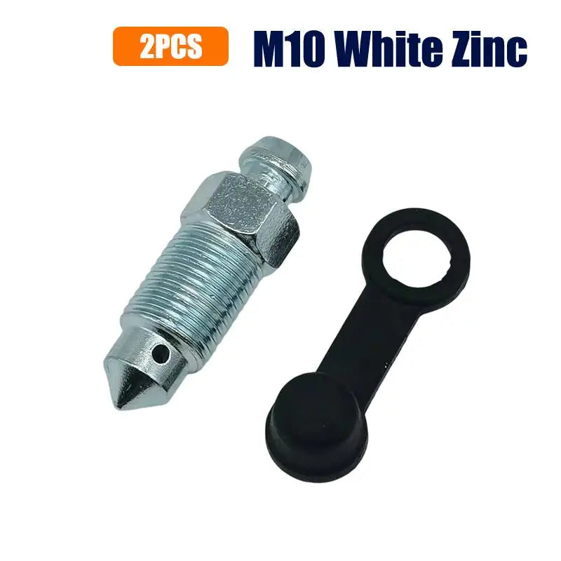 CM2 Motorcycle Brake Caliper Oil Drain Deflation Screws M8 M10 Rubber Zpaxo A5