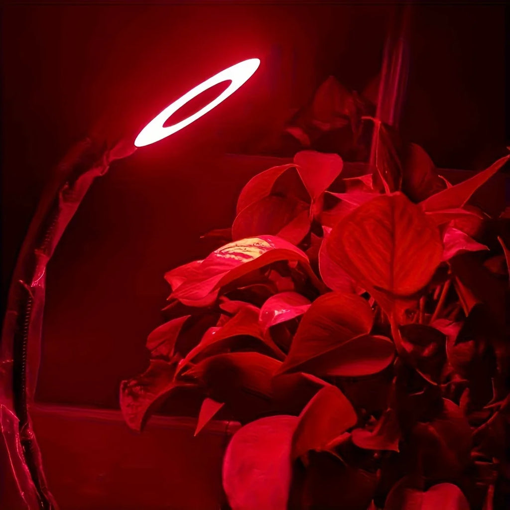 Grow Light LED Gooseneck Plant Growth Lamp Red Blue Dimmable Aquarium