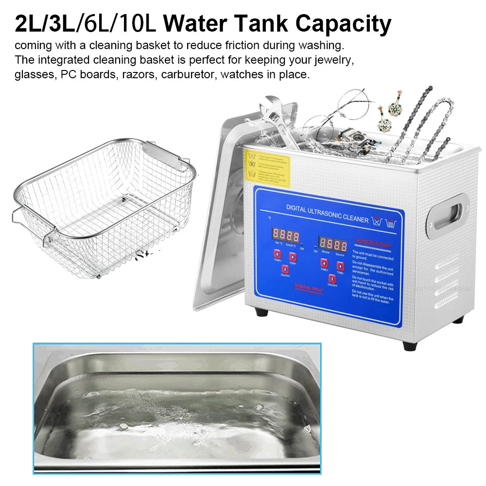 Ultrasonic Cleaner Heated Portable Lave-dishes Washing Machine